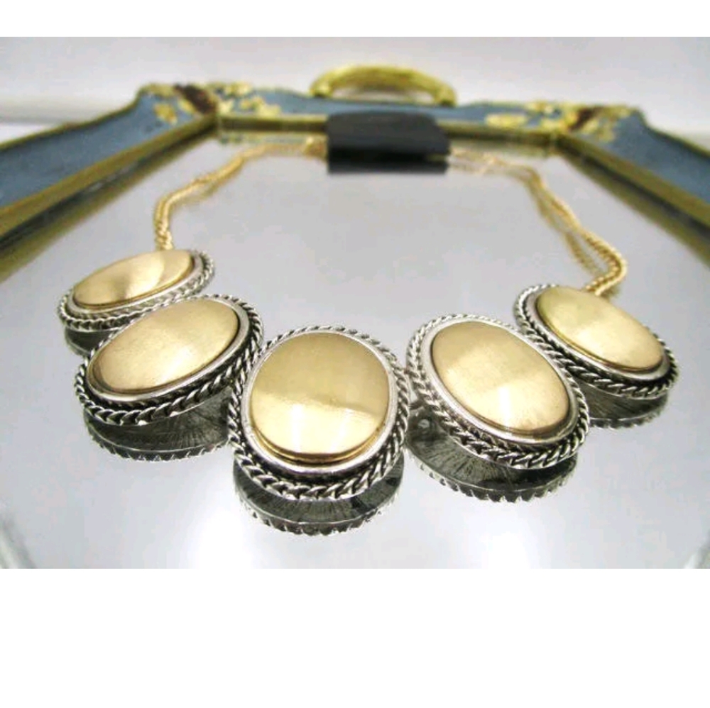 New two tone necklace